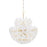 Hudson Valley Barrytown 13Lt Chandelier, Vintage Gold Leaf/Piastre - 5613-VGL