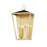 Hudson Valley Paxton 2 Light Wall Sconce, Gold Leaf/Black