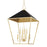 Hudson Valley Paxton 8 Light Large Pendant, Gold Leaf/Black