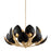 Hudson Valley Lotus Chandelier, Gold Leaf