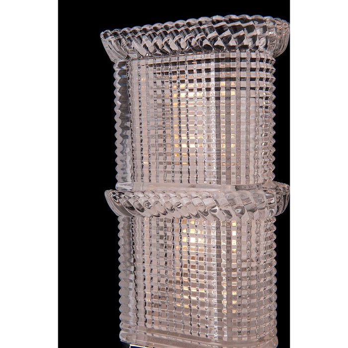 Hudson Valley Blythe 4 Light Bath, Nickel/Clear/Pressed/Etched Crystal