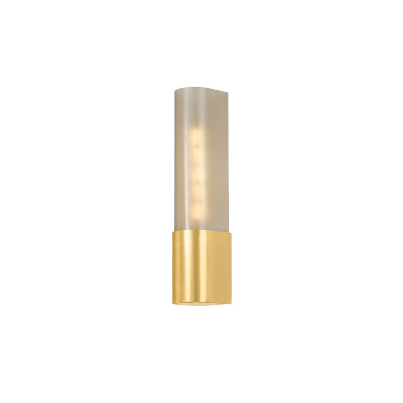 Hudson Valley Somersville 1Lt Wall Sconce, Aged Brass/Light Bronze - 6316-AGB