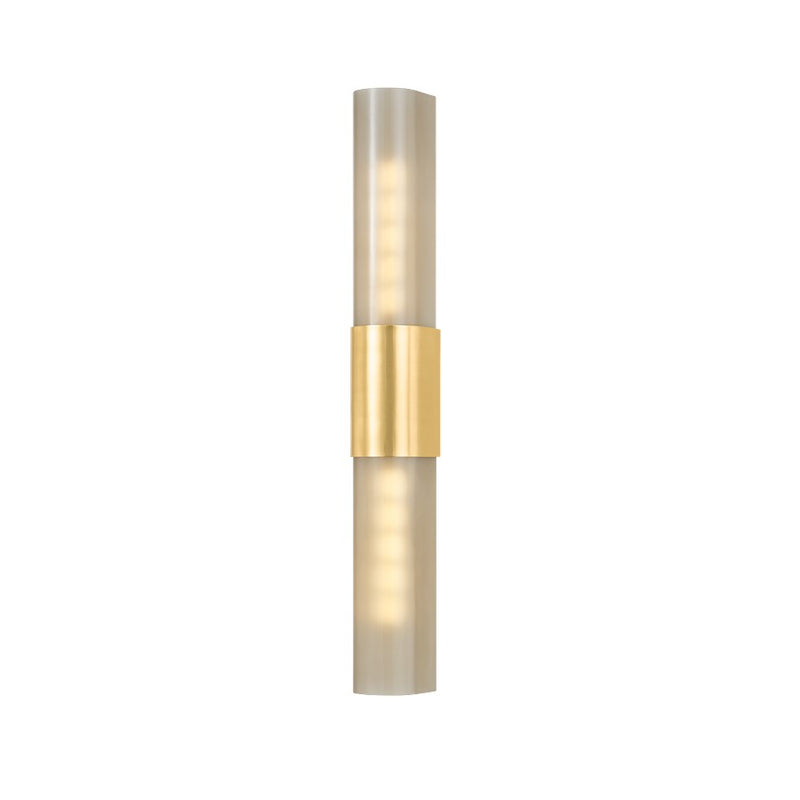 Hudson Valley Somersville 2Lt Wall Sconce, Aged Brass/Light Bronze - 6327-AGB