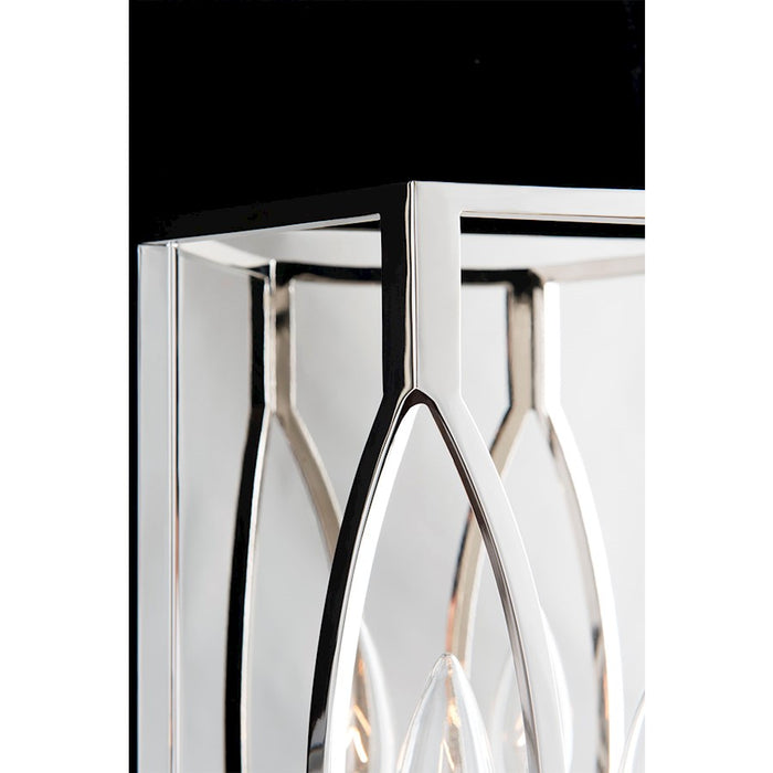 Hudson Valley Roswell 2 Light Wall Sconce, Polished Nickel