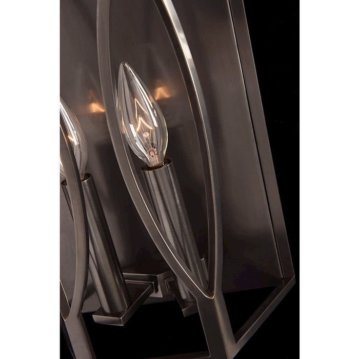 Hudson Valley Roswell 2 Light Wall Sconce, Polished Nickel