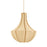 Hudson Valley Cascade Lake 4 Light Pendant, Aged Brass/Natural Cloth - 6604-AGB