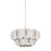 Hudson Valley Amalfi 8 Light Chandelier, Vintage Gold Leaf/Woven - 6624-VGL