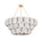 Hudson Valley Amalfi 16 Light Chandelier, Vintage Gold Leaf/Woven - 6641-VGL