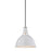 Hudson Valley Lydney 1 Light 10" Pendant, Polished Nickel/Gray