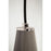 Hudson Valley Lydney 1 Light 14" Pendant, Gray/Polished Nickel/Gray
