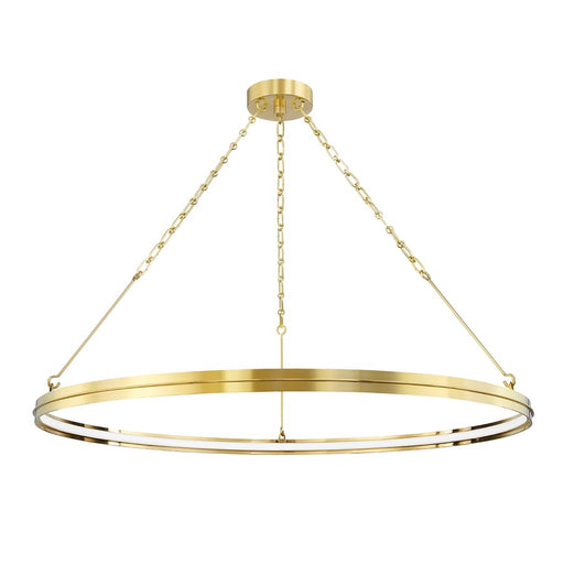 Hudson Valley Rosendale Medium Led Chandelier, Aged Brass