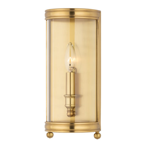 Hudson Valley Larchmont 1 Light Wall Sconce, Clear