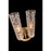 Hudson Valley Dartmouth 2 Light Wall Sconce, Aged Brass/Clear