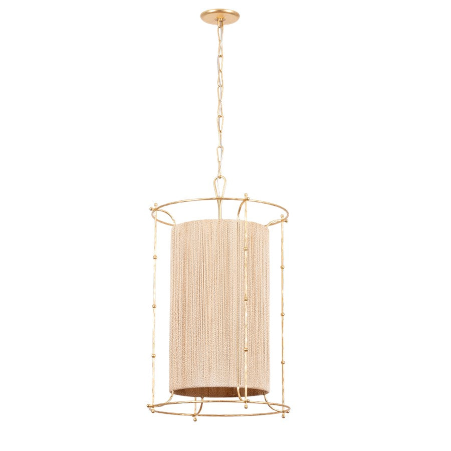 Hudson Valley Jones Point 1 Light 15" Lantern, Vintage Gold Leaf - 8015-VGL