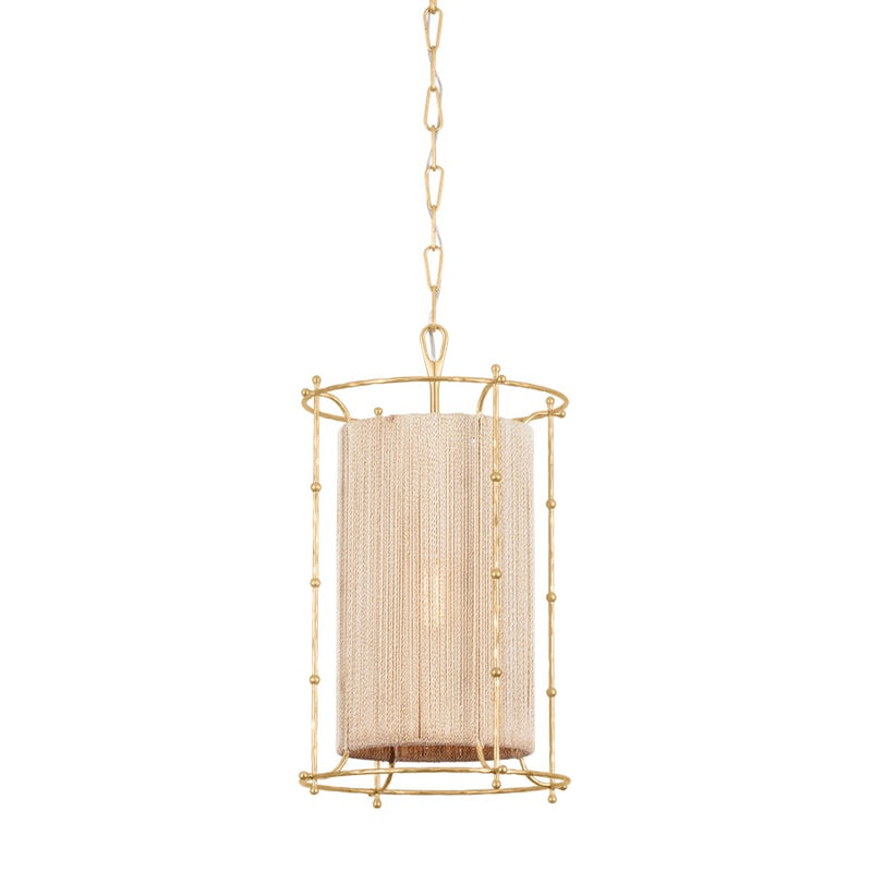 Hudson Valley Jones Point 1 Light 15" Lantern, Vintage Gold Leaf
