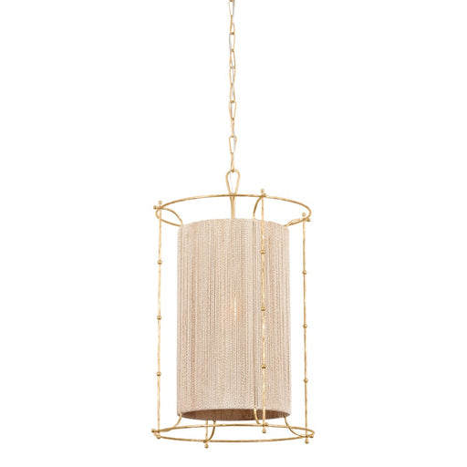 Hudson Valley Jones Point 1 Light Lantern, Vintage Gold Leaf