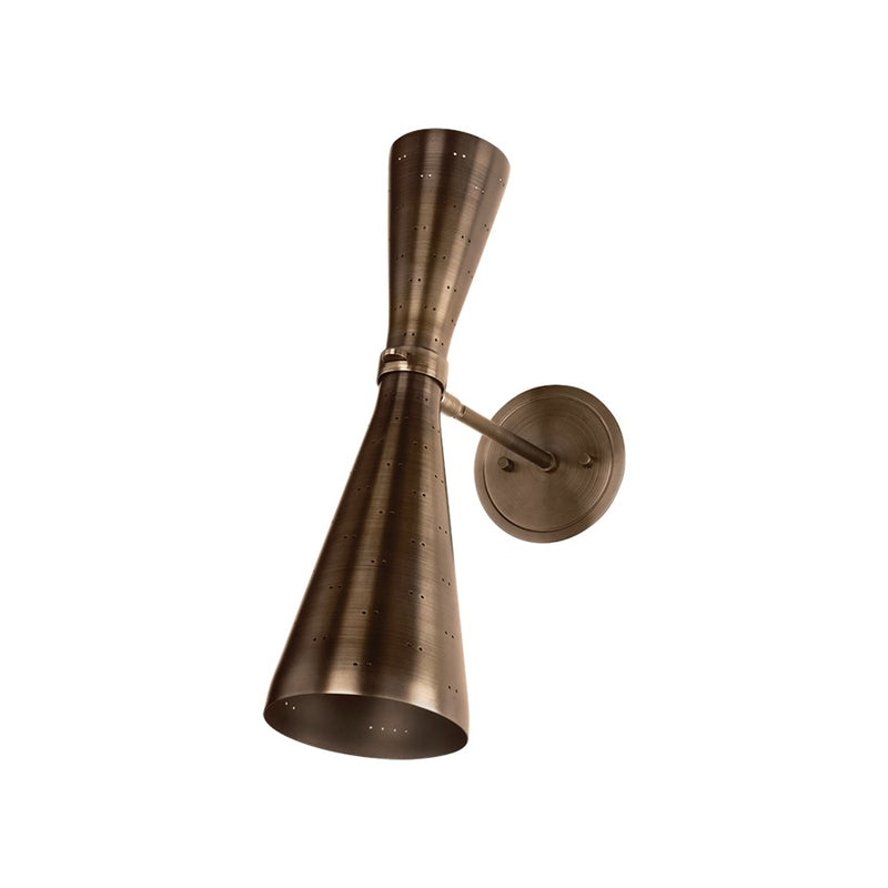 Hudson Valley Allanton 2 Light Wall Sconce, Historic Bronze - 8122-HB
