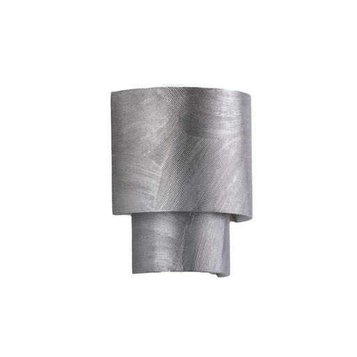 Hudson Valley Moray 2 Light Wall Sconce, Black Silver Leaf - 8509-BSL