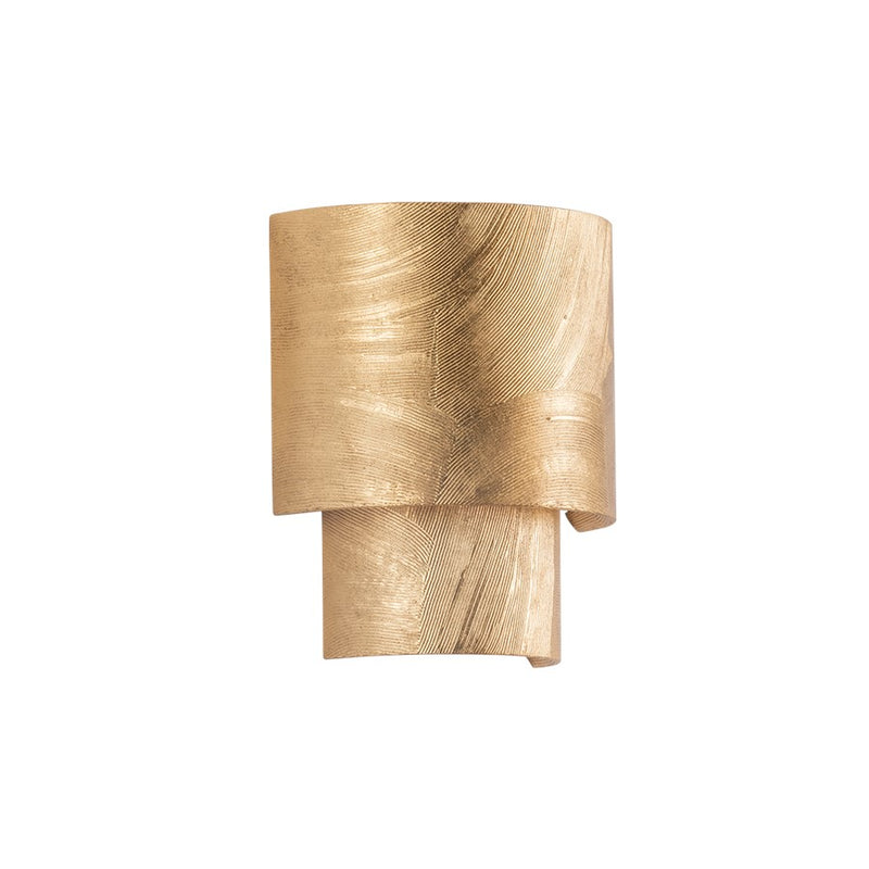 Hudson Valley Moray 2 Light Wall Sconce, Vintage Gold Leaf - 8509-VGL