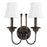 Hudson Valley Yorktown Wall Sconce, Old Bronze/Off White