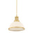 Hudson Valley Pinesbridge 1Lt 15" Pendant, Aged Brass/Opal Glossy - 9315-AGB