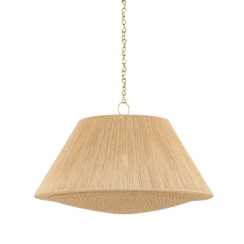 Hudson Valley Mystic 1 Light 36" Pendant, Aged Brass - 9436-AGB