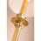 Hudson Valley Alden 1 Light Wall Sconce, Aged Brass/White/Pleated