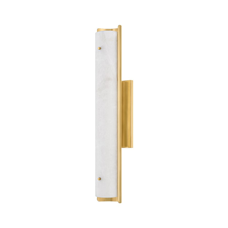 Hudson Valley Lucio 1 Light 23" Wall Sconce, Aged Brass - 9723-AGB
