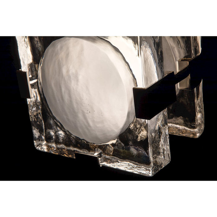 Hudson Valley Bourne 1 Light LED Wall Sconce 8"x8", Aged Brass - 9808-AGB