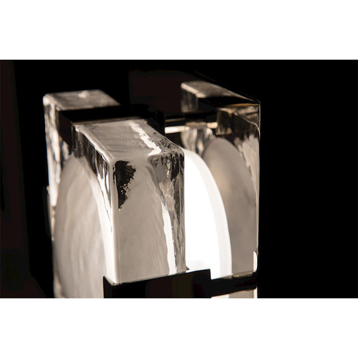 Hudson Valley Bourne 1 Light LED Wall Sconce 8"x8", Aged Brass - 9808-AGB