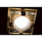 Hudson Valley Bourne 1 Light LED Wall Sconce 8"x8", Aged Brass - 9808-AGB