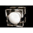 Hudson Valley Bourne 1 Light LED Wall Sconce 8"x8", Aged Brass - 9808-AGB