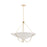 Hudson Valley Gerhard 3Lt Pendant, Aged Brass/Ivory Linen - AH4628-AGB
