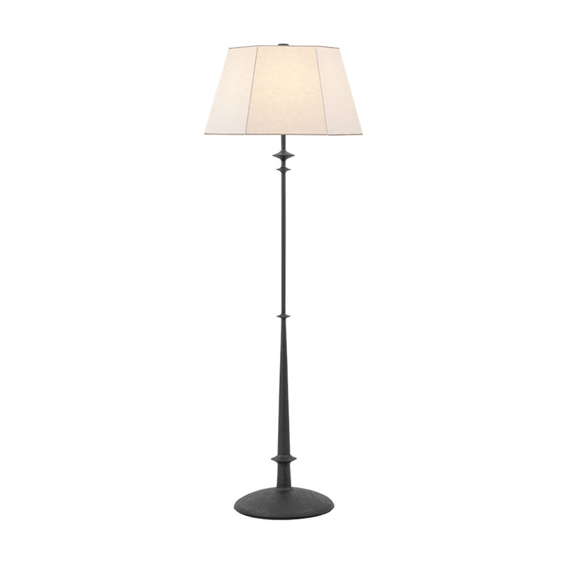Hudson Valley Celmins 1Lt Floor Lamp, Black Iron/Handmade Paper - AHL5964-BI