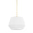 Hudson Valley Debi Pendant In Aged Brass/White
