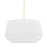 Hudson Valley Debi Pendant In Aged Brass/White
