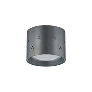 Hudson Valley Edisto 1Lt Flush Mount, Distressed Bronze/Clear Etched - CB2405-DB