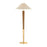 Hudson Valley Bohicket 1Lt Floor Lamp, Aged Brass/Natural Linen - CBL6524-AGB