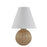 Hudson Valley Capers 1Lt Table Lamp, Brass/Ivory/Natural Linen - CBL9430-AGB-CIP