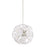 Mitzi Tamara 6 Light Chandelier, Polished Nickel/Remolino Blanco - H1004806-PN