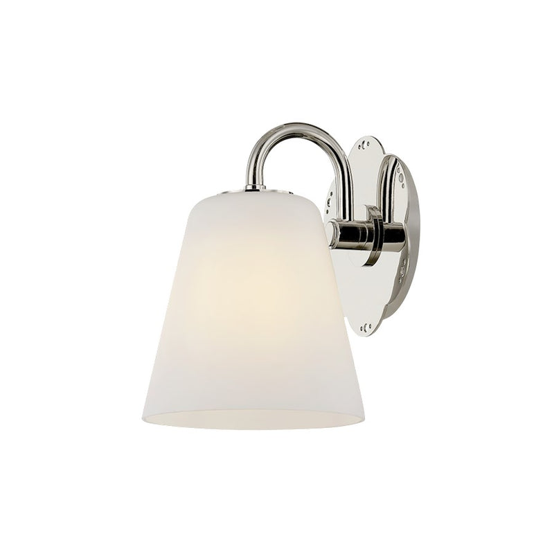Mitzi Leonella 1 Light Bath and Vanity, Polished Nickel/Opal Matte - H1017301-PN