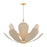 Mitzi Nadine 6 Light Chandelier, Aged Brass/Natural Linen - H1024806-AGB