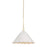 Mitzi Lulu 1 Light Pendant, Aged Brass/Handmade Paper - H1026701-AGB-WP