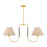 Mitzi Janie 2 Light Linear, Brass/True Bronze/Natural Linen - H1043902-AGB-TRB