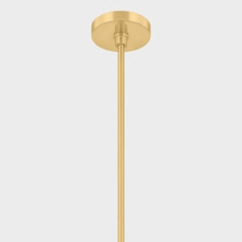 Mitzi Natasha 3 Light Chandelier, Aged Brass/Cloud