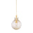 Mitzi Benita 1 Light 12" Pendant, Aged Brass/Light Bronze - H1052701S-AGB