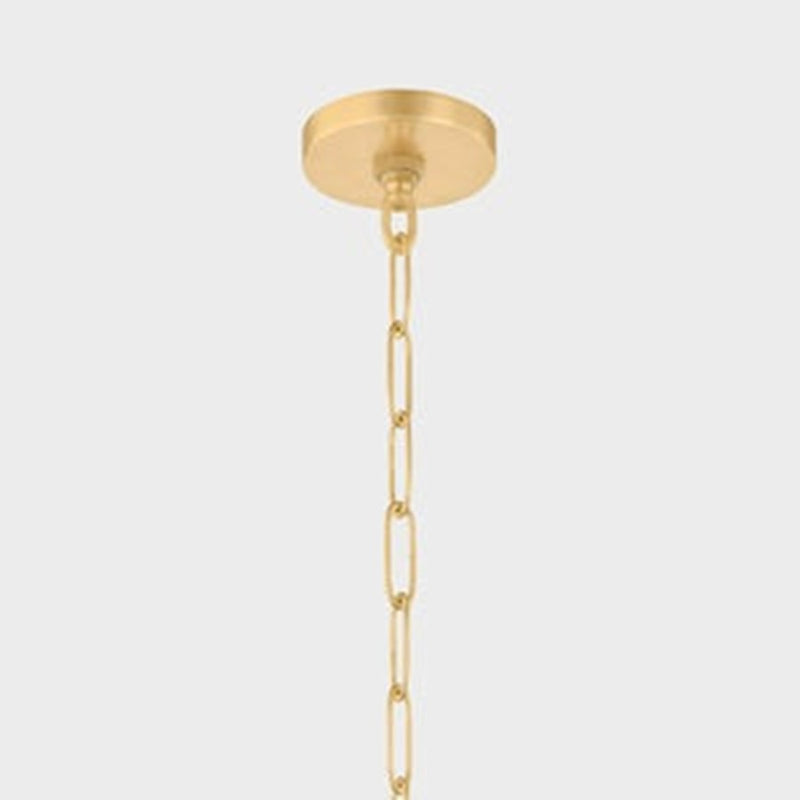 Mitzi Benita 1 Light 12" Pendant, Aged Brass/Light Bronze