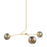Mitzi NYLA 3 Light Chandelier, Aged Brass - H1057803-AGB