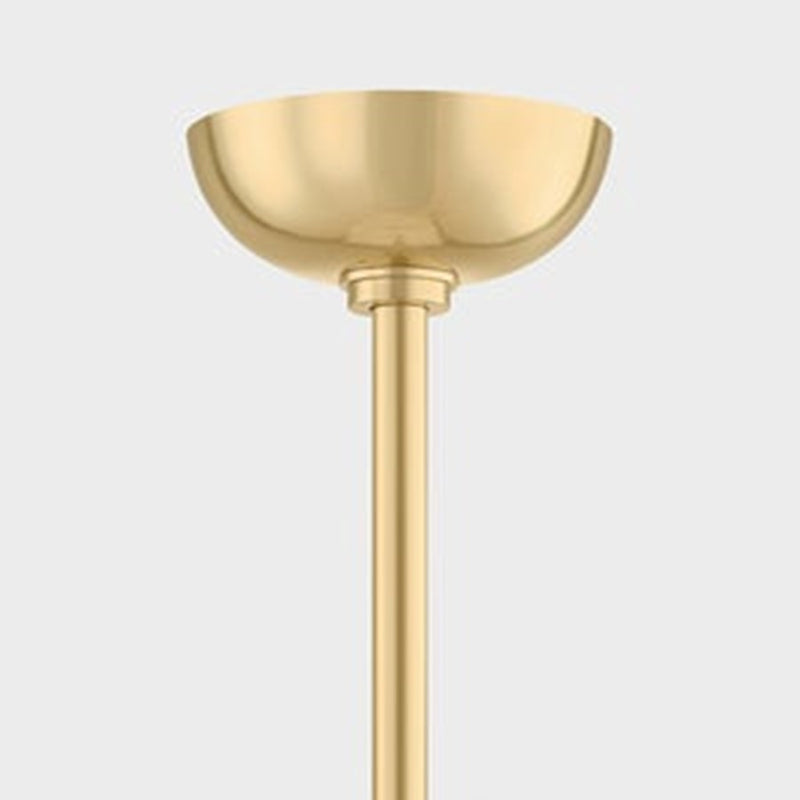 Mitzi Nyla 3 Light Chandelier, Aged Brass