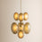 Mitzi Zaley 7 Light Chandelier, Aged Brass/Light Bronze